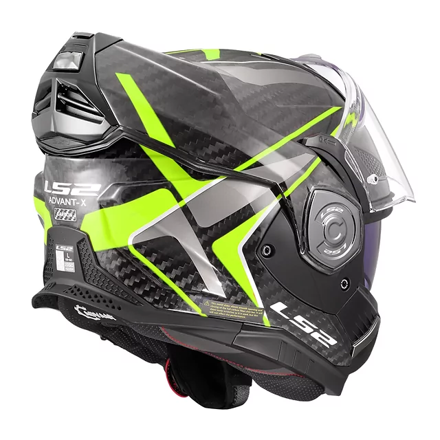 Překlopná moto přilba LS2 FF901 Advant X C Future II H-V Yellow P/J