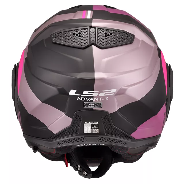 Překlopná moto přilba LS2 FF901 Advant X Ultra Grey Purple P/J