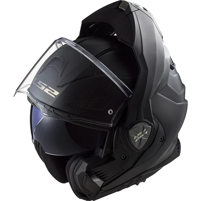 Překlopná moto přilba LS2 FF901 Advant X Solid Matt Black P/J