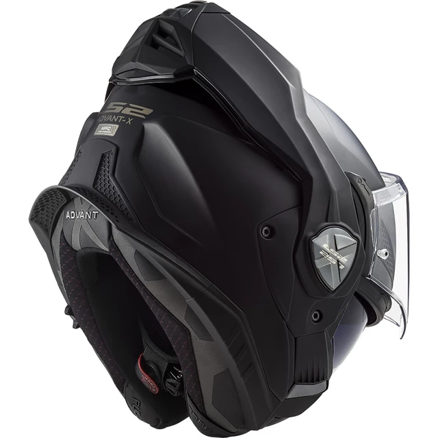 Překlopná moto přilba LS2 FF901 Advant X Solid Matt Black P/J