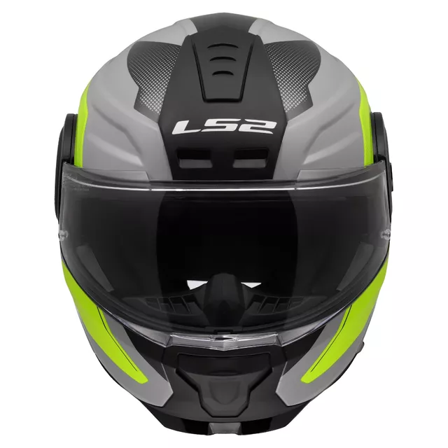 Výklopná moto přilba LS2 FF902 Scope II Duria Grey H-V Yellow