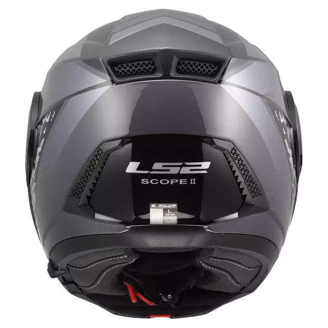 Výklopná moto přilba LS2 FF902 Scope II Oxyd Black Titanium
