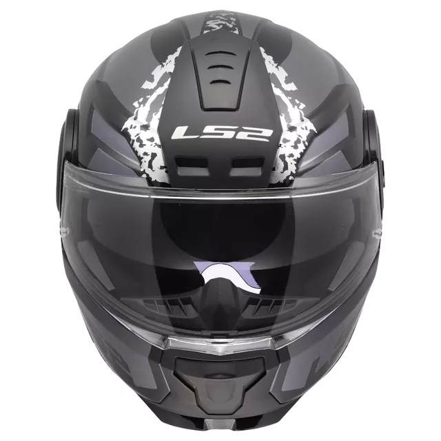 Výklopná moto přilba LS2 FF902 Scope II Oxyd Black Titanium