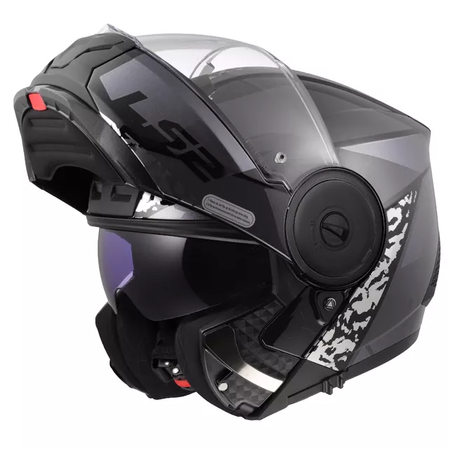 Výklopná moto přilba LS2 FF902 Scope II Oxyd Black Titanium