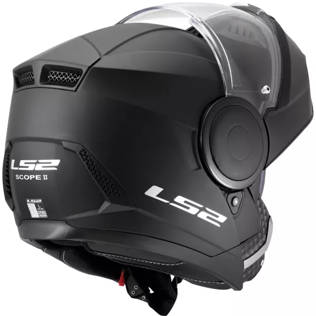 Výklopná moto přilba LS2 FF902 Scope II Solid Matt Black