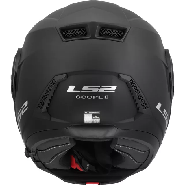 Výklopná moto přilba LS2 FF902 Scope II Solid Matt Black