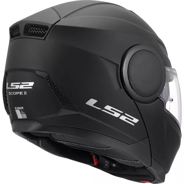 Výklopná moto přilba LS2 FF902 Scope II Solid Matt Black