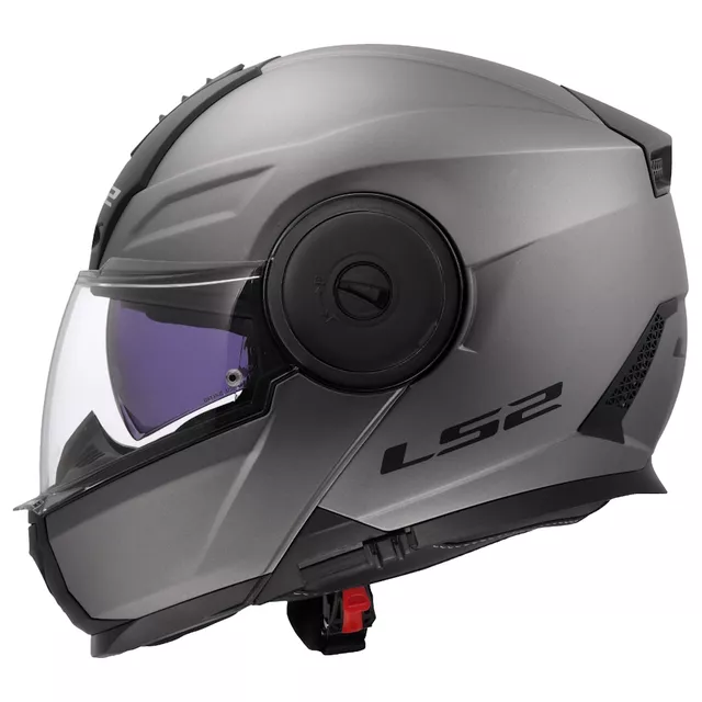 Výklopná moto přilba LS2 FF902 Scope II Solid Matt Titanium