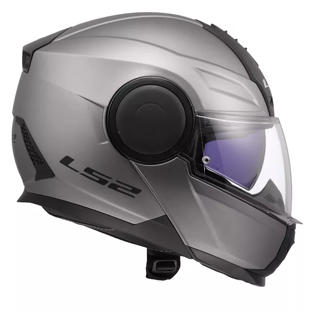 Výklopná moto přilba LS2 FF902 Scope II Solid Matt Titanium