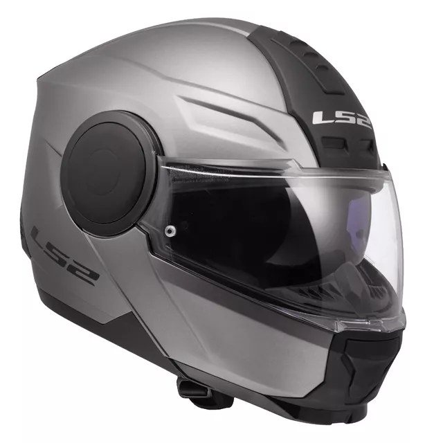 Výklopná moto přilba LS2 FF902 Scope II Solid Matt Titanium