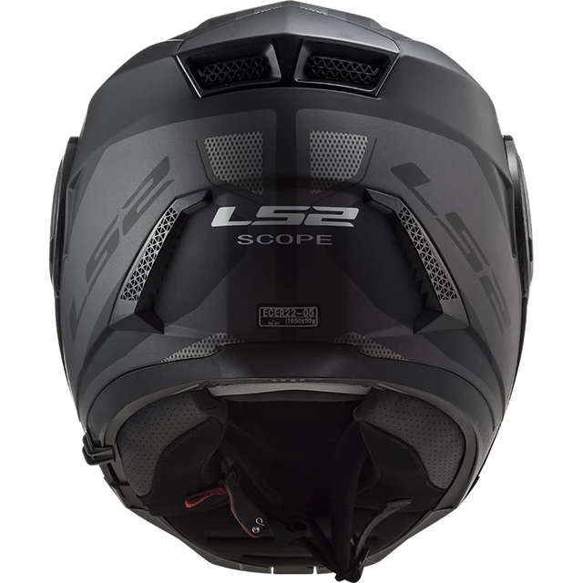 Flip-Up Motorcycle Helmet LS2 FF902 Scope Axis - Black Pink