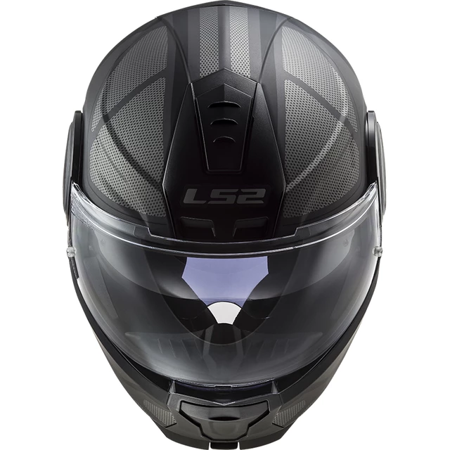 Flip-Up Motorcycle Helmet LS2 FF902 Scope Axis - Black Pink