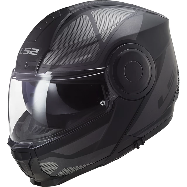 Výklopná moto přilba LS2 FF902 Scope Axis - 2.jakost - Black Titanium
