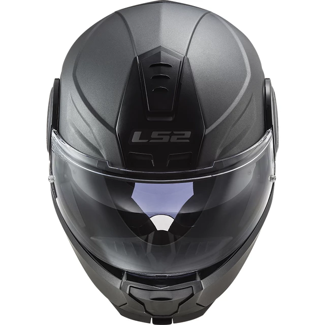 Výklopná moto přilba LS2 FF902 Scope Solid Matt Titanium - Matt Titanium, XS (53-54)