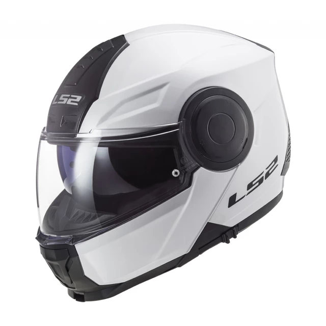 Výklopná moto přilba LS2 FF902 Scope Solid - White