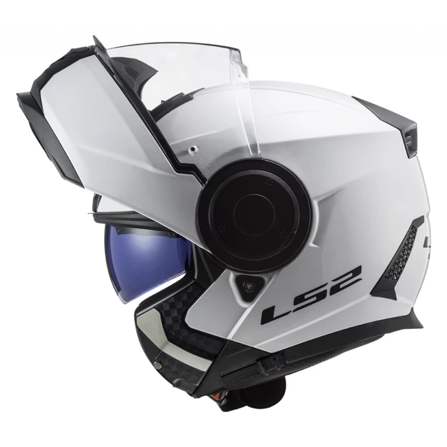 LS2 FF902 Scope Solid Klapphelm - Weiss