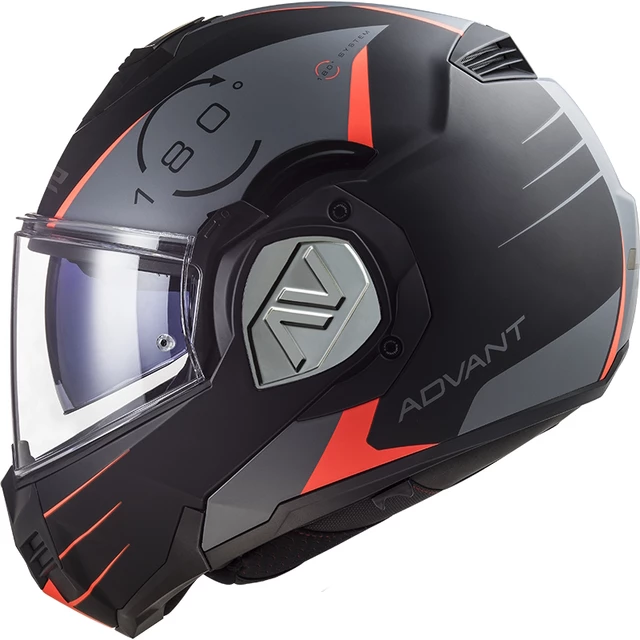 Překlopná moto přilba LS2 FF906 Advant Codex Matt Black Titanium P/J