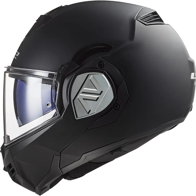 Flip-Up Motorcycle Helmet LS2 FF906 Advant Solid Matte Black P/J