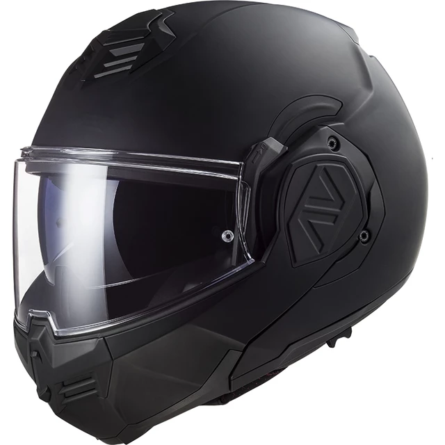 Aufklappbarer Motorradhelm LS2 FF906 Advant Noir P/J