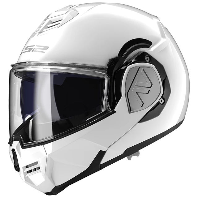 Překlopná moto přilba LS2 FF906 Advant Solid White P/J