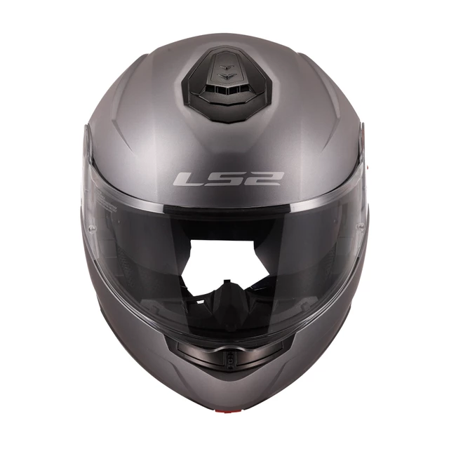 Flip-Up Motorcycle Helmet LS2 FF908 Strobe II Matte Titanium