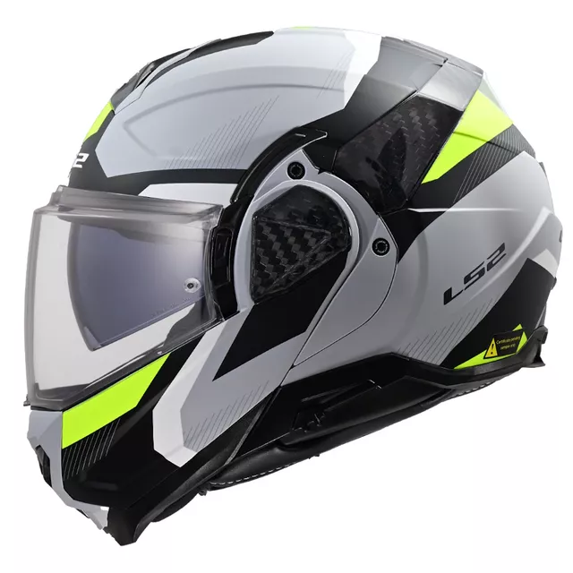 Překlopná přilba LS2 FF910 Advant II Triple Light Grey P/J