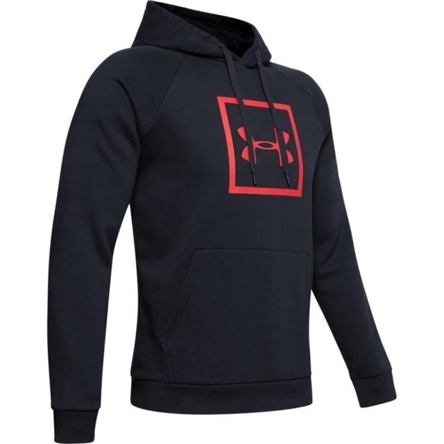 Pánská mikina Under Armour Rival Fleece Logo Hoodie - Black/White