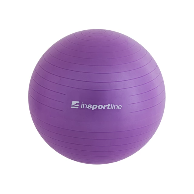 Gymnastická lopta inSPORTline Comfort Ball 55 cm - modrá - fialová