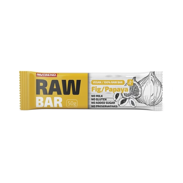 Tyčinka Nutrend Raw Bar 50 g - kakao+lískový ořech