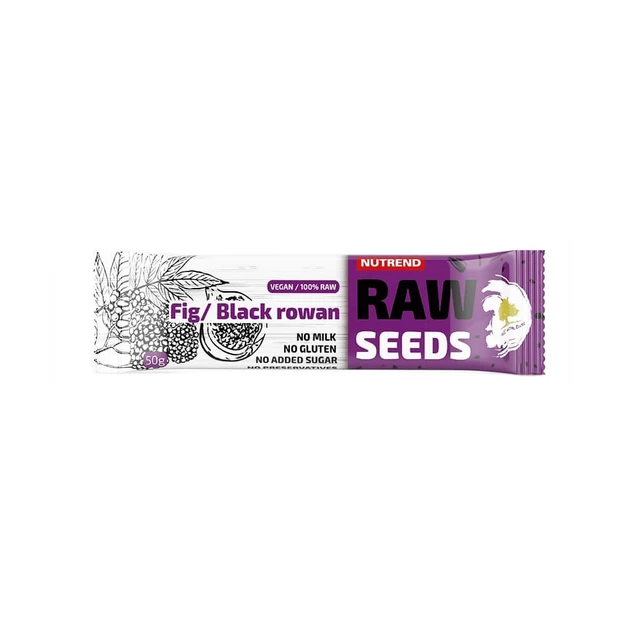 Tyčinka Nutrend Raw Seeds Bar 50 g - slivka+goji