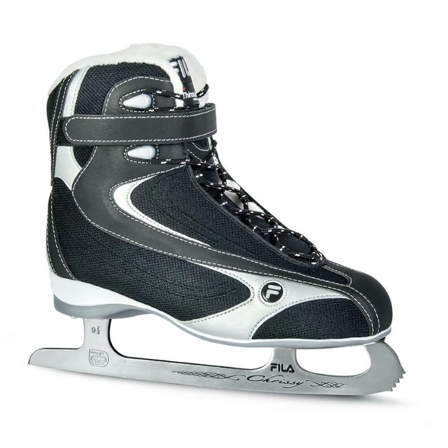 Women’s Figure Skating Skates FILA Chrissy LX Black-Silver - 38