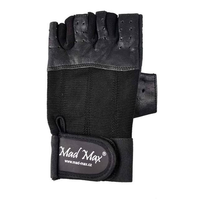 Fitness rukavice Mad Max Clasic Exclusive - biela, S