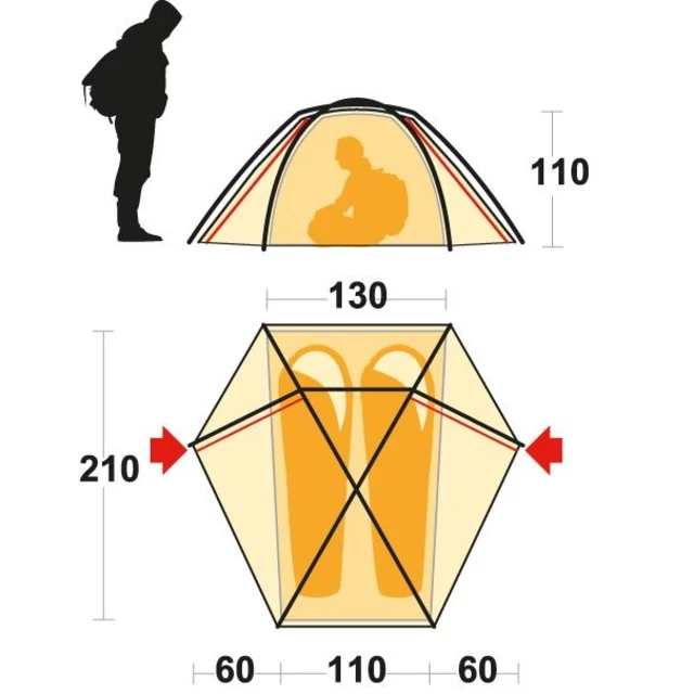 Tent FERRINO Force 2 - Green