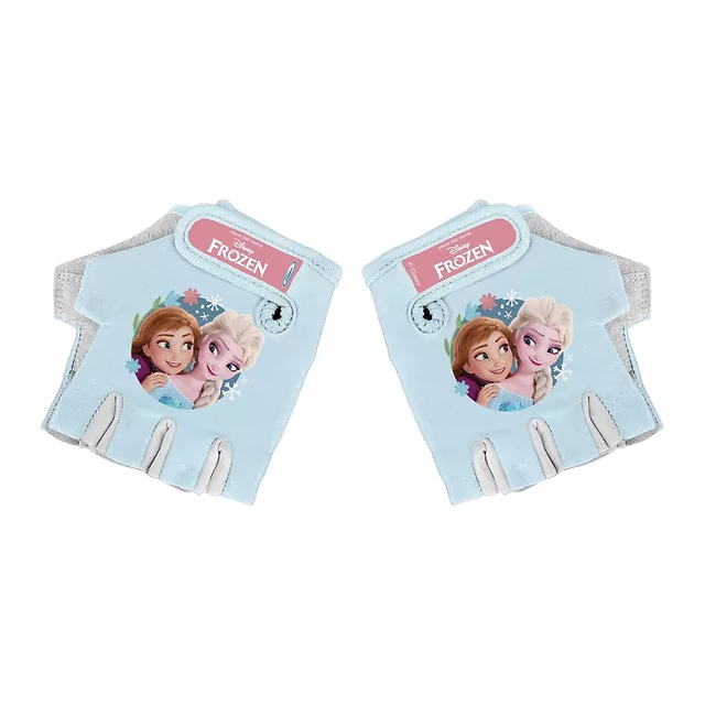 Dětské cyklo rukavice Frozen II - světle modré