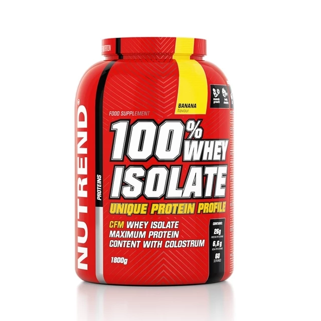 Práškový koncentrát Nutrend 100% WHEY Isolate 1800g - vanilka