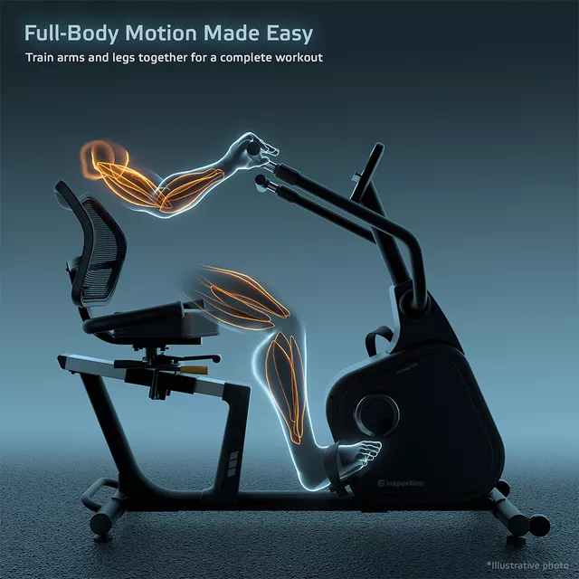 Recumbent inSPORTline ZenSeat 100