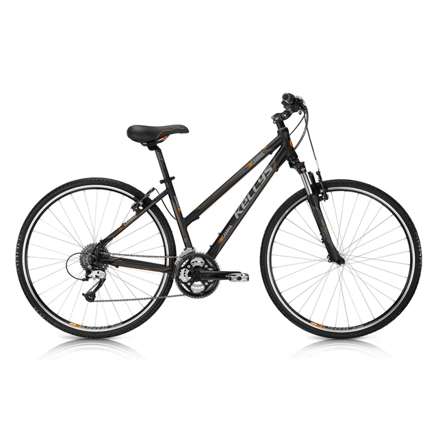 Lady's cross bike KELLYS GAMMA 2013 - Black-Orange