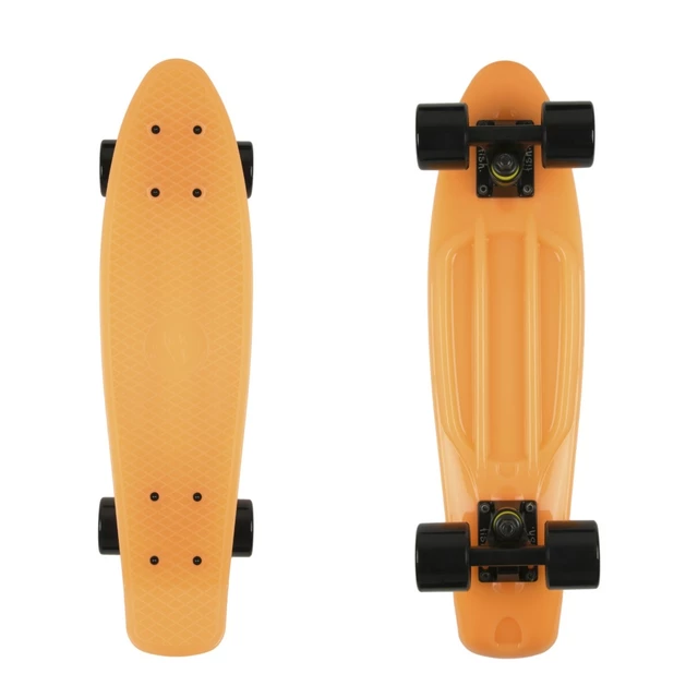 Glow Penny Board Fish Classic Glow 22” - Orange-Black-Black - Orange-Black-Black