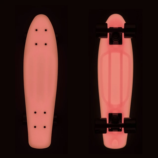 Glow Penny Board Fish Classic Glow 22” - Orange-Black-Black