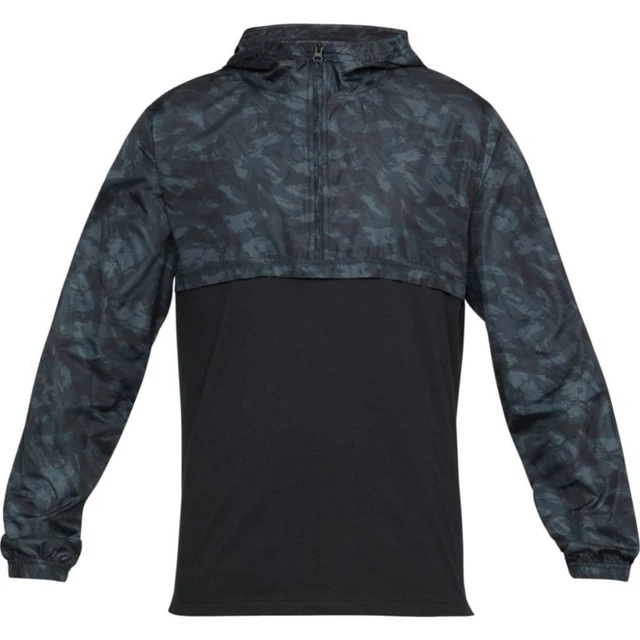 Pánska ľahká bunda Under Armour Wind Anorak - XL - Black / Stealth Gray / Black