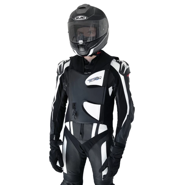 Závodní airbagová vesta Helite GP Air, mechanická s trhačkou