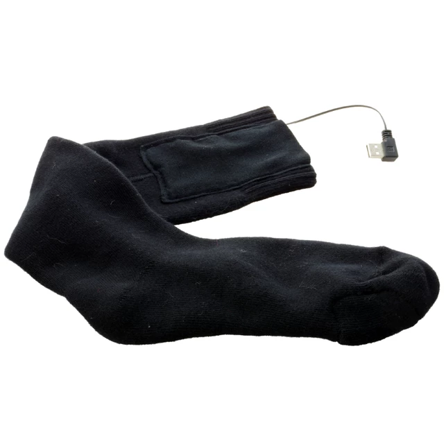 Heated Knee Socks Glovii GQ2 - Black, L