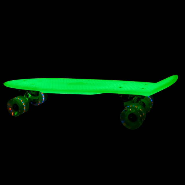 Glow-in-the-Dark Pennyboard WORKER Lumy 22ʺ - Blue