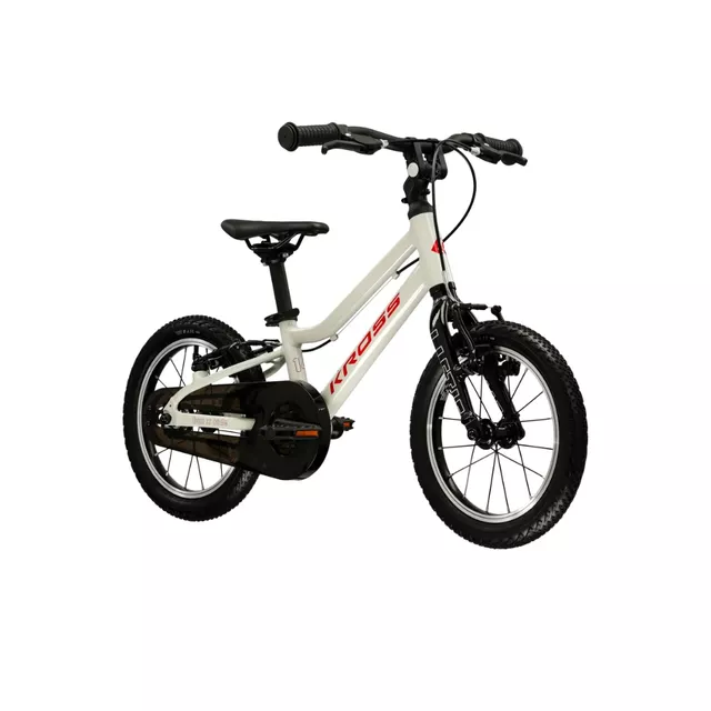 Dětské kolo Kross Liftie 14" - model 2025 - šedá / červená / lesk