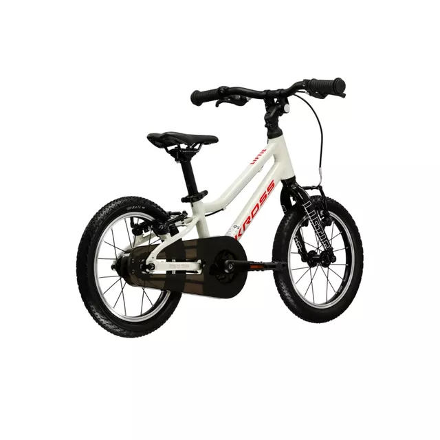 Dětské kolo Kross Liftie 14" - model 2025 - šedá / červená / lesk