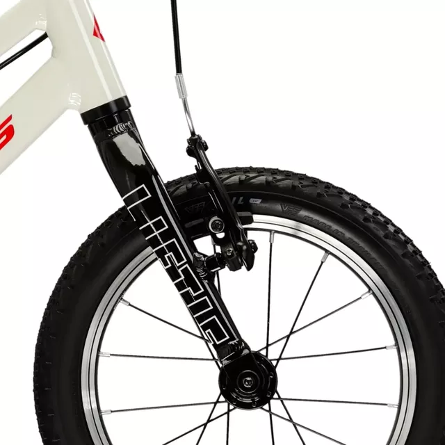 Dětské kolo Kross Liftie 14" - model 2025 - šedá / červená / lesk