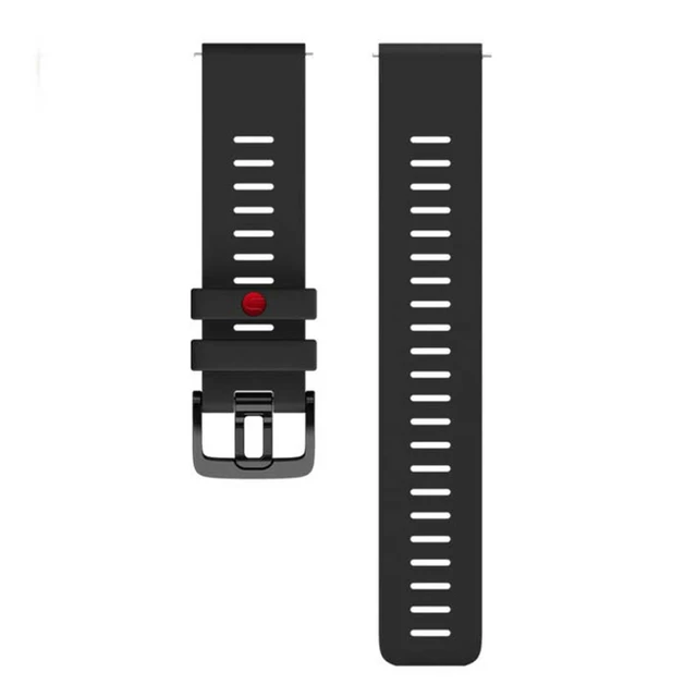 Náhradní řemínek Polar Grit X 22 mm - černá - černá