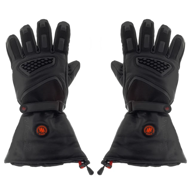 Heated Ski/Motorcycle Gloves Glovii GS1 - Black, L