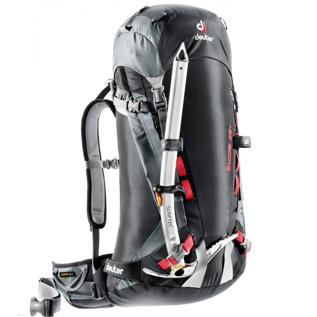 Horolezecký batoh DEUTER Guide 35+ 2016 - modro-červená - černo-šedá