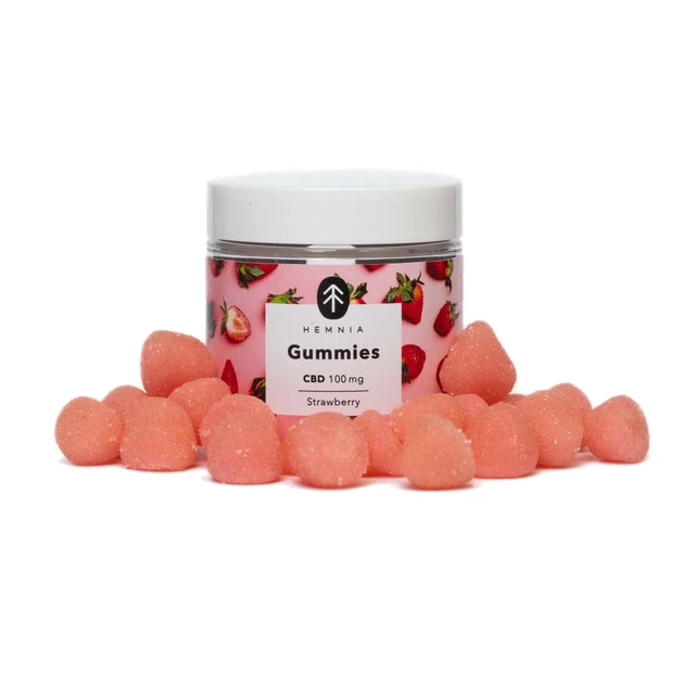 CBD Gummies bonbóny Hemnia, 100 mg CBD, 20 ks